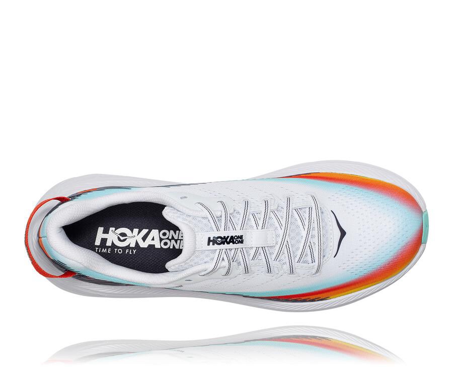 Hoka One One Ironman Rincon 2 Löparskor Dam - Vita/Blå - OPDEW-5381